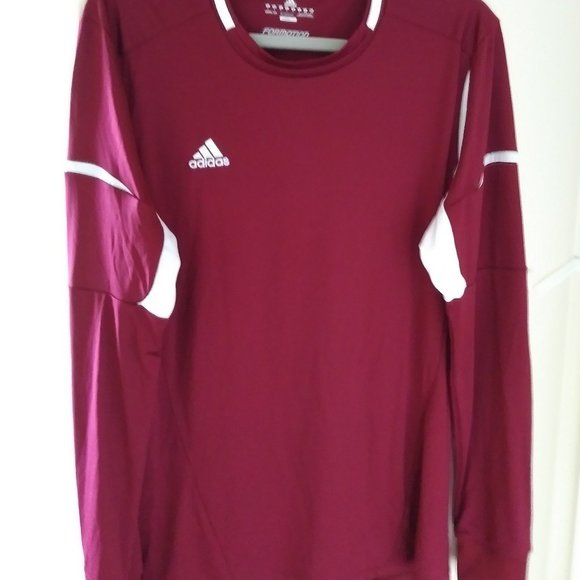 adidas Other - SOLD SOLD Adidas Burgundy Climalite Large Shirt